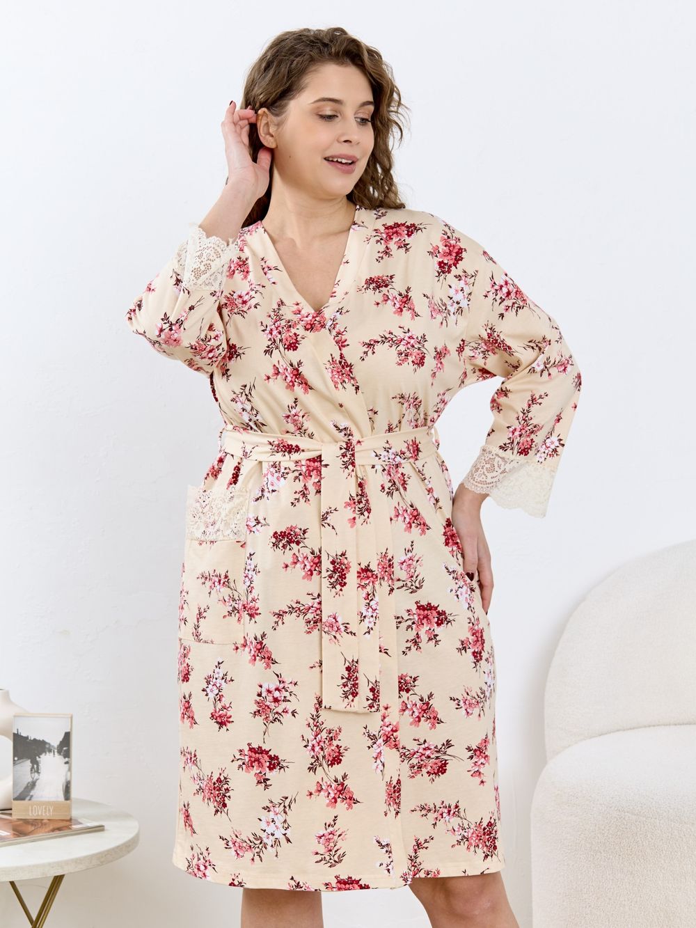 Халат Айрис-3 Виотекс БЕЖЕВЫЙ