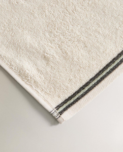 Zara Home - Хлопковое полотенце с двойной гирляндой, белый, 30х50 см