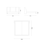 Основание без ящика 180x200 ENZAHOME NETHA EH22332