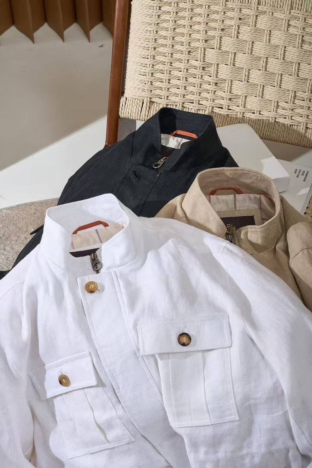 Льняная ветровка Loro Piana