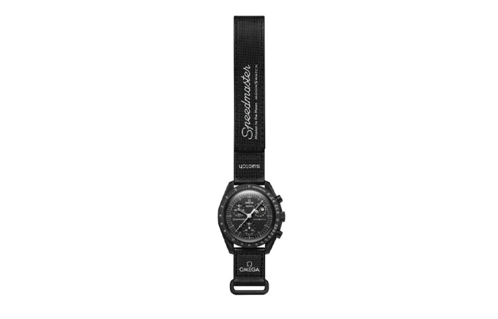 SWATCH Men 42mm Black Watch SO33B700