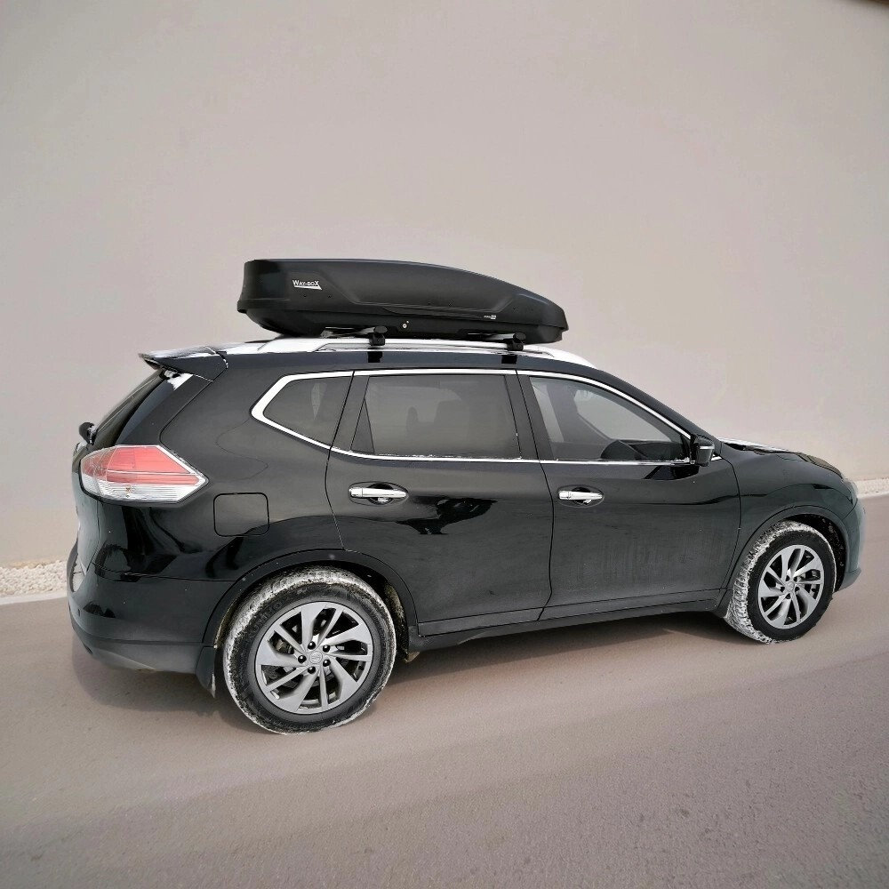 Автобокс Way-box Cobra 480 на Nissan X Trail T 32 с рейлингами