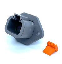 Разъем с фланцем DTP04-4P-L012