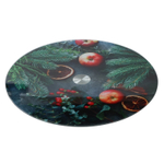 Подставка для торта вращающаяся d-32см "Зимний натюрморт"