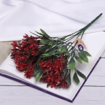 Искусственные цветы «Полевой букет» 30см цвет красный 11