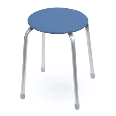 Табурет 'Классика 2' на 4-х опорах (круглое сидение) слоновая кость