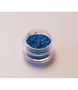 Блестки ярко-голубые 3 гр+ баночка 0,2