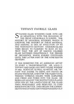 Tiffany favrile glass, Tiffany windows, Tiffany mosaics, Tiffany monuments, Tiffany granite | Tiffany Studios Ecclesiastical Dept