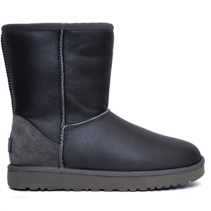 UGG Mens Classic Short Metallic Grey