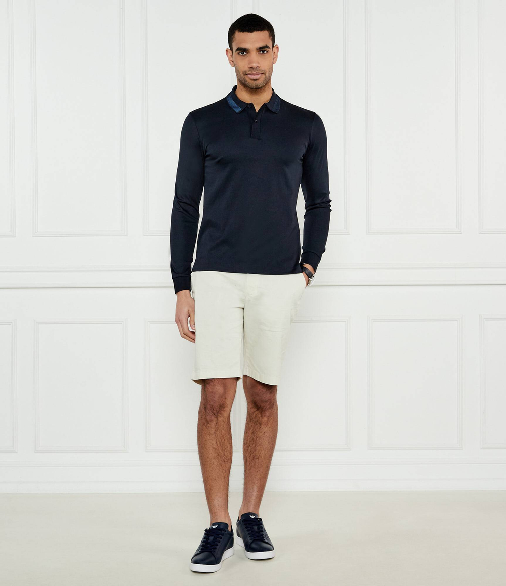 Поло H-Pleins BOSS BLACK - темно-синий(50531787)