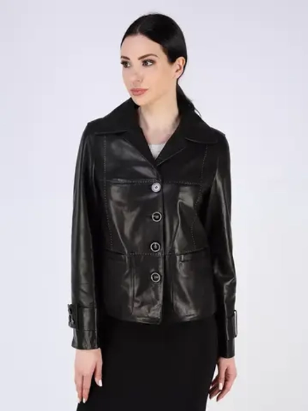 Кожаная куртка демисезонная пиджак