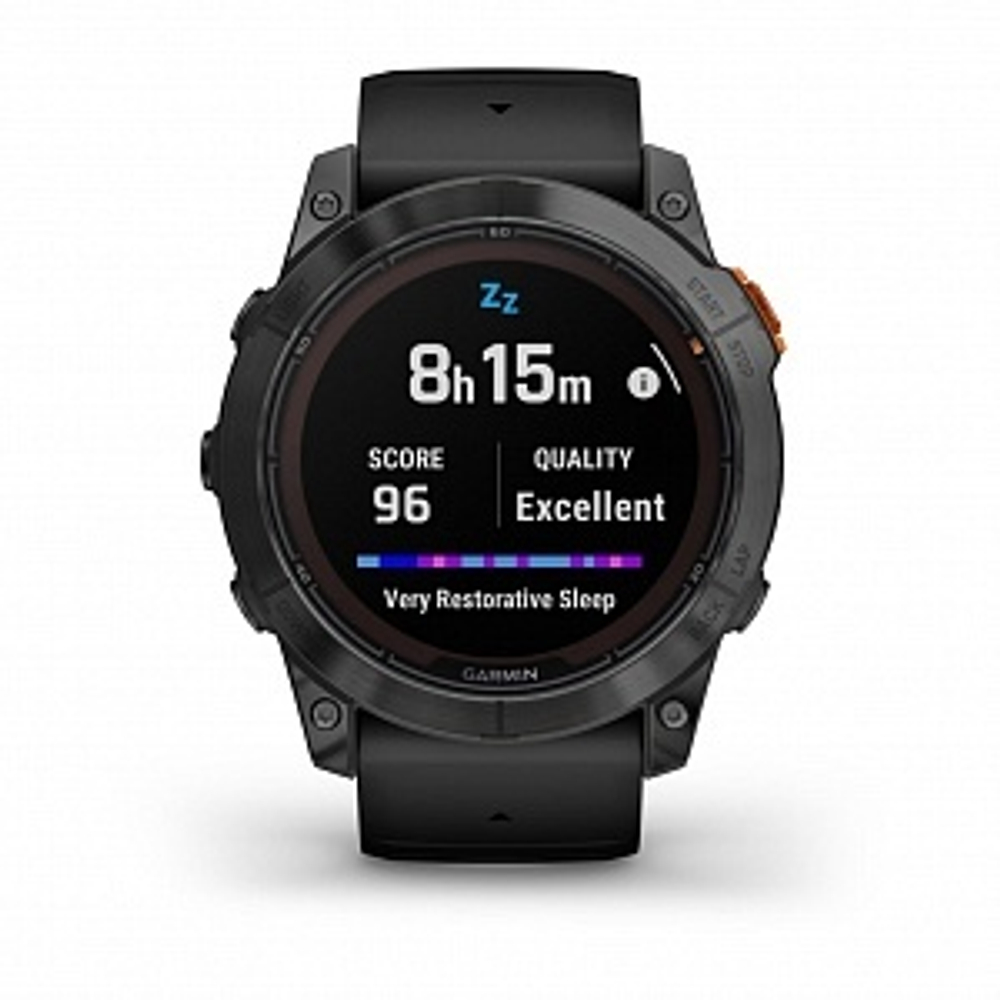 Смарт часы Garmin Fenix 7X Pro Solar Edition серый корпус c черным ремешком