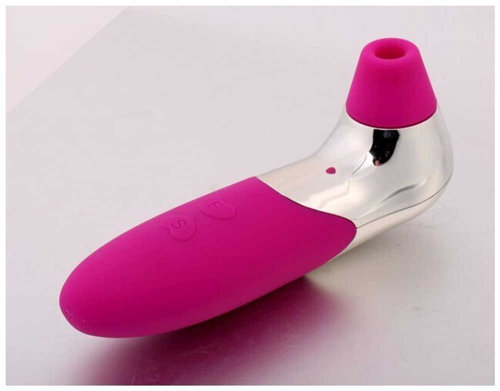 Вибростимулятор PRO-X5 с функцией вакуумной стимуляции фиолетовый (Цвет: фиолетовый)