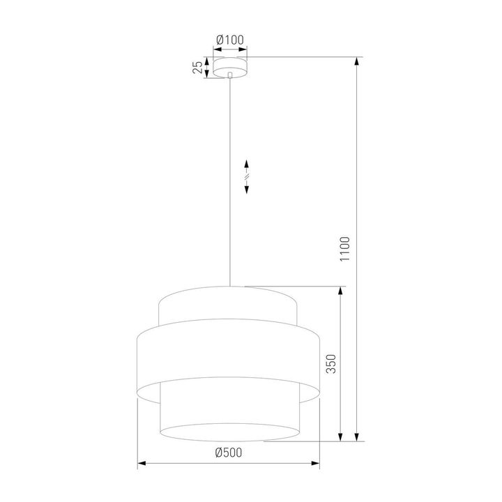 Подвесной светильник TK Lighting 5099 Calisto