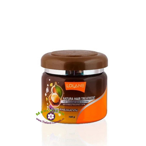 Маска для волос с маслом Макадамии Питание и бриллиантовый блеск Hair Treatment For Nourishing & Diamond Shaine Booster Lolane Nature