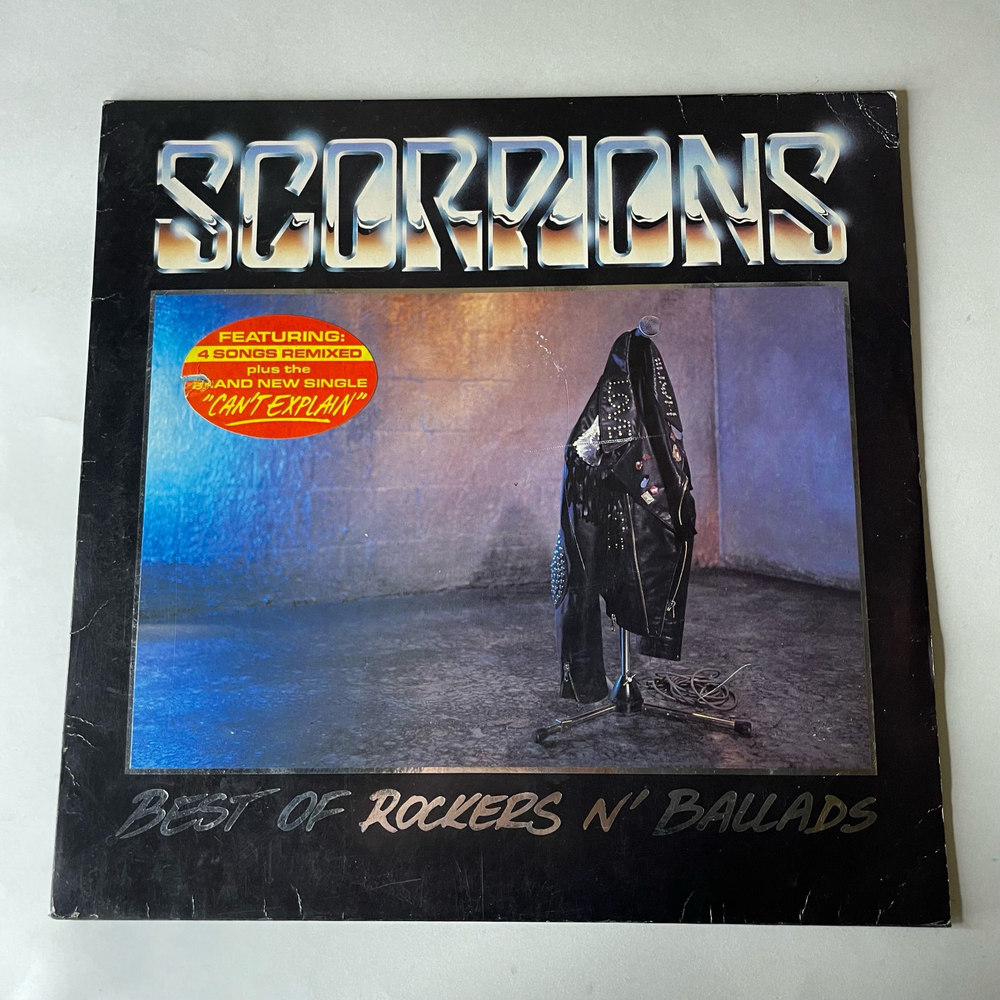 Винтажная виниловая пластинка LP Scorpions, Best Of Rockers N Ballads (Германия 1989)