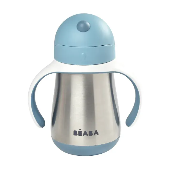 Поильник термос Beaba Tasse Paille Windi Blue
