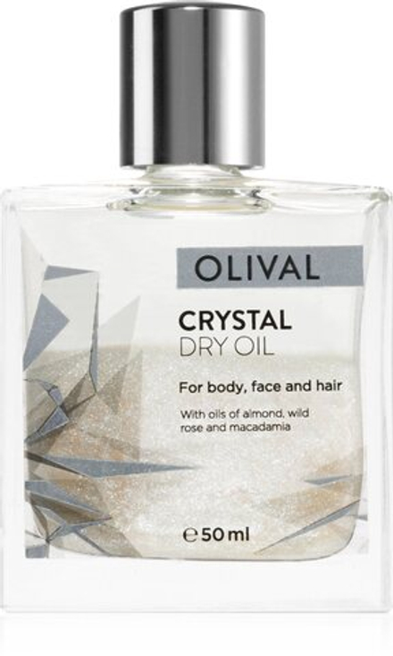 Olival Crystal - многофункциональное сухое масло с блестками для лица, тела и волос /   50  ml  / GTIN 3859893186646