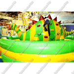 Коммерческий надувной батут "Динозавр-качеля" 5*5*2.5 м