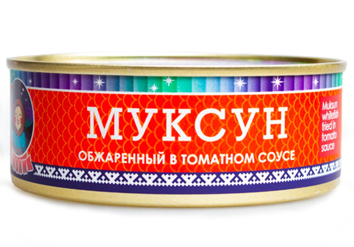 Муксун обжаренный в томатном соусе, 240г