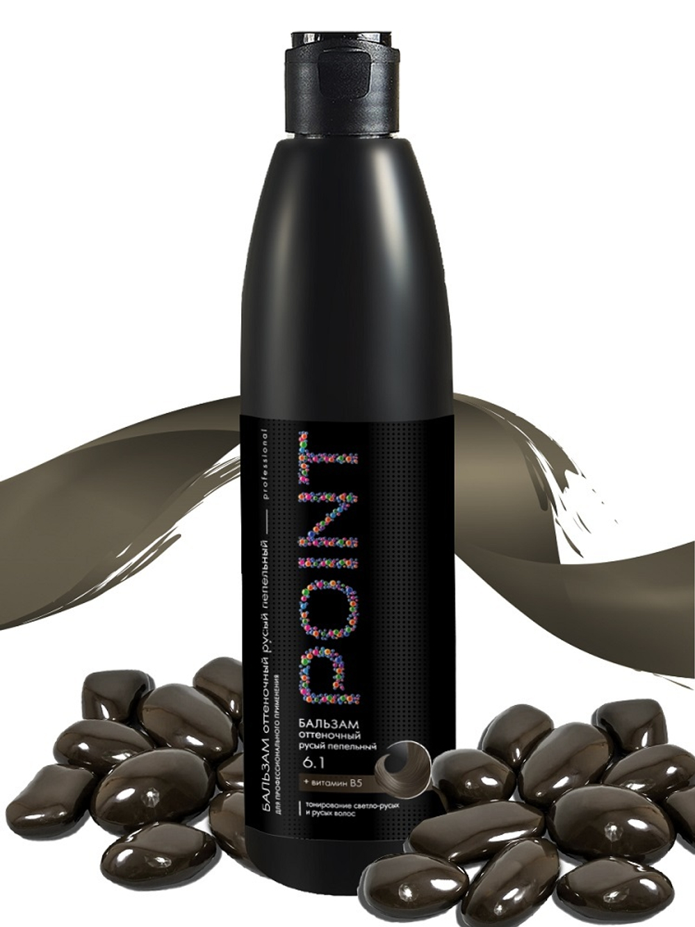 POINT. Спайка Бальзам для волос Оттеночный, Русый пепельный,6.1 300 мл + Бальзам для волос Оттеночный, Пепельный (8.1), 300 мл