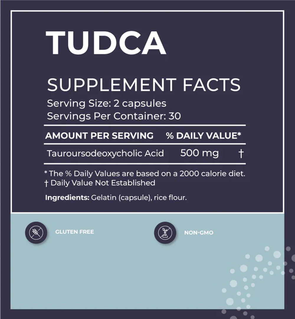 TUDCA (Tauroursodeoxycholic Acid) Supplement