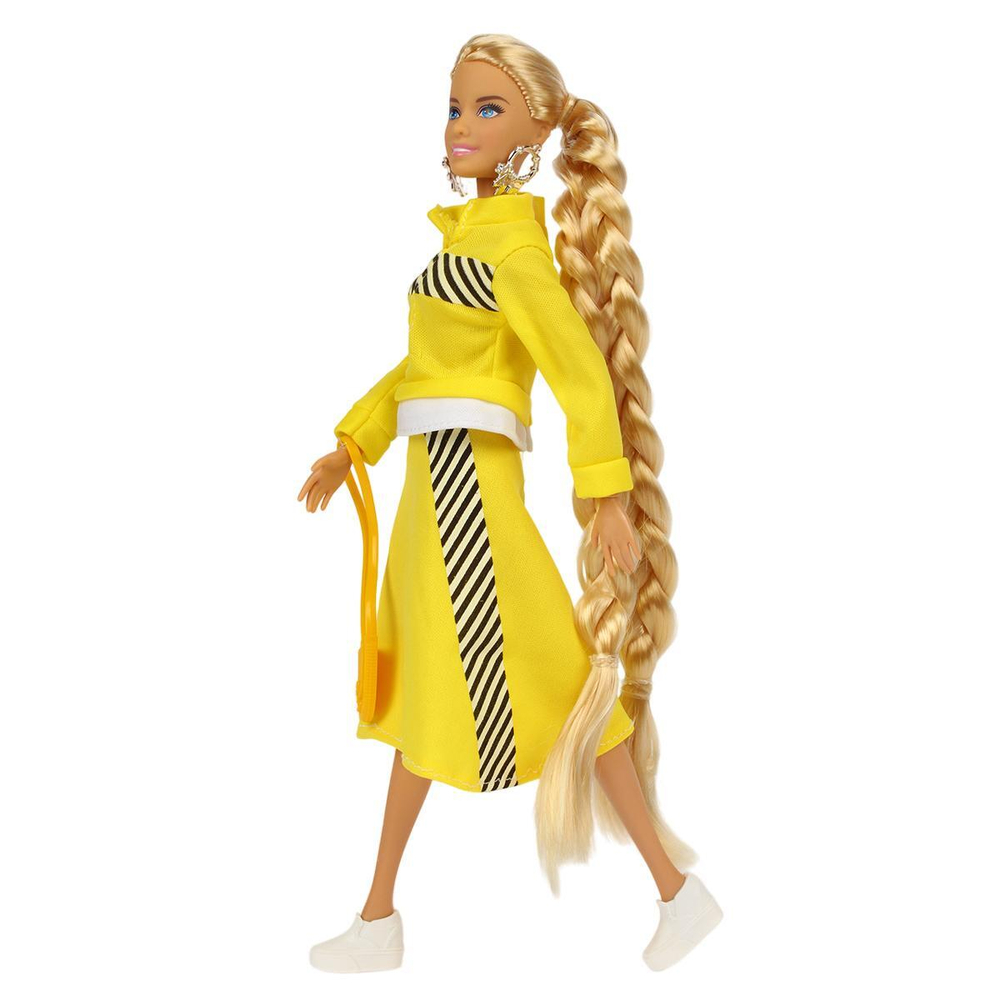 Кукла тип модель София 29 см руки и ноги сгиб, длинная коса, аксесс, коробка 66001-C21-S-BB (Карапуз)