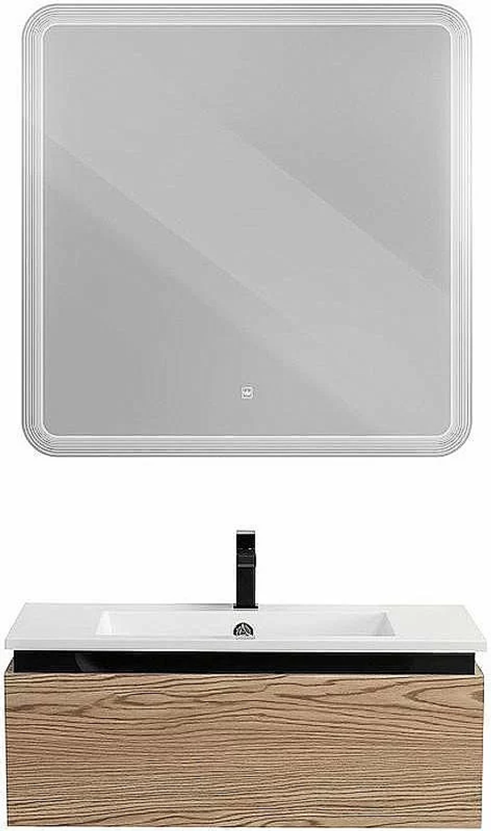 Тумба с раковиной Cezares Slider 80 SLIDER-800-1C-SO-RT дуб тангент