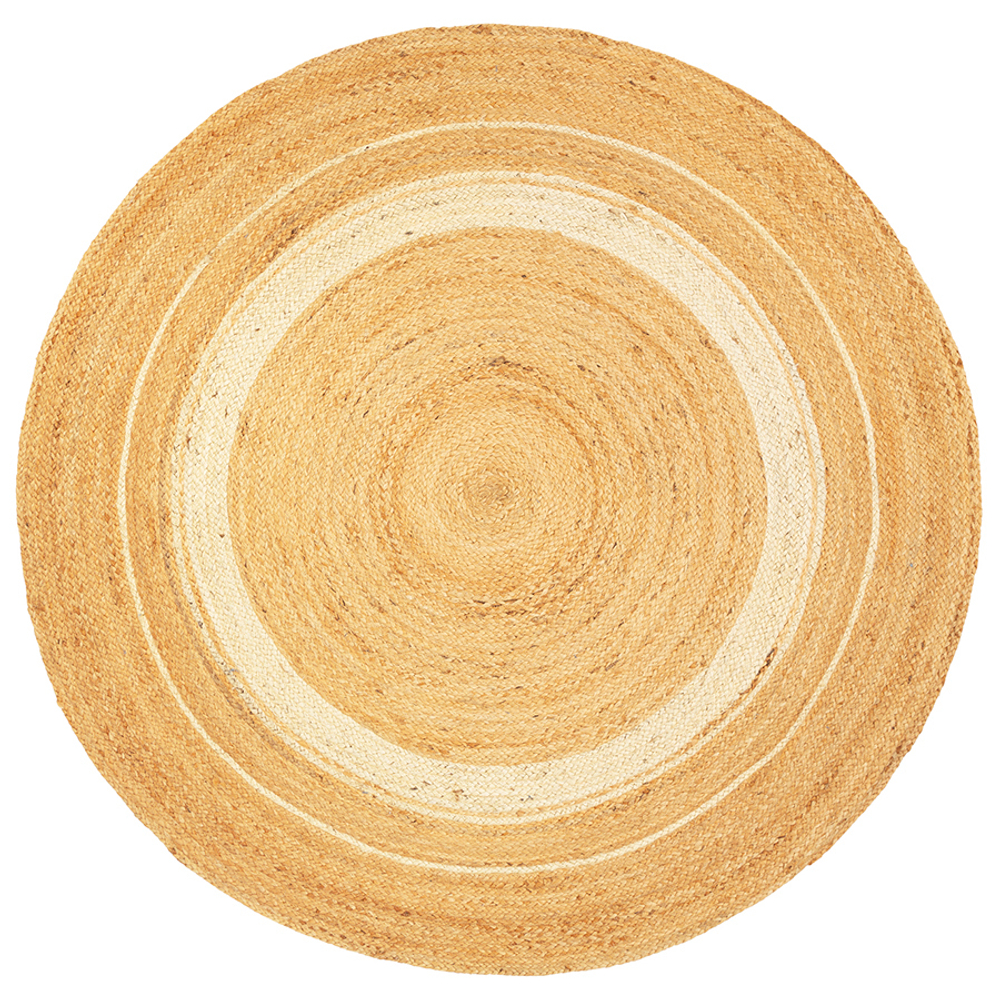 Ковер круглый с вставками 150см Tkano