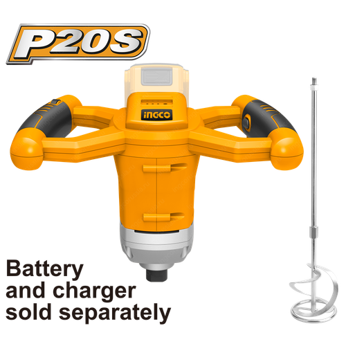 Аккумуляторный миксер 20В INDUSTRIAL комп: кор, без акб и з/у