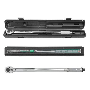 Ключ динамометрический щелчкового типа 70-350Нм, 1/2''(Тайвань),в пластиковом футляре RockForce##Rock FORCE RF-6474630
