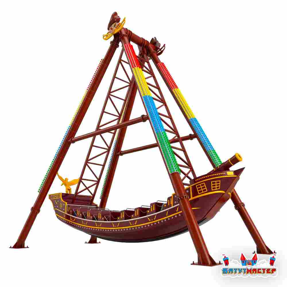 Викинг аттракцион «Карибский Вихрь», 16 мест, 12×6,5×8,5 м