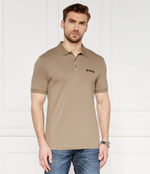Поло Paule BOSS GREEN - бежевый(50512789)