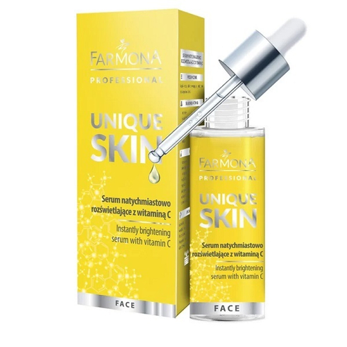 Осветляющая сыворотка с Витамином С Farmona Professional Unique Skin Instant Brightening Serum with Vitamin C 30мл