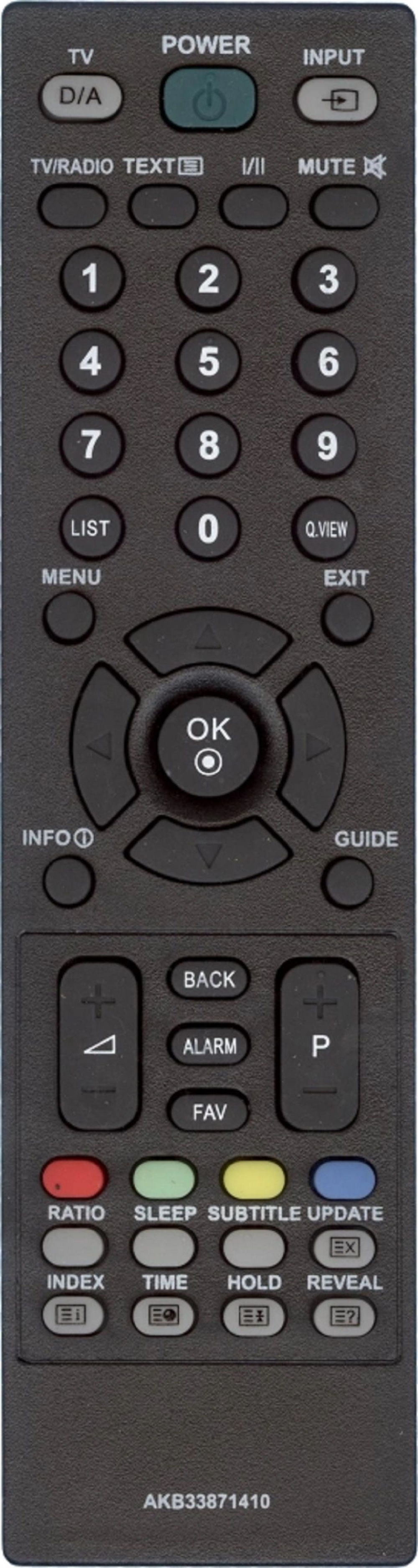 Пульт для LG AKB33871410 PLASMA HLG198