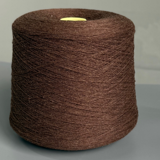 Пряжа Zegna Baruffa Supergeelong 1/15 (100% мериносовая шерсть кардная), 1500м/100гр, брауни