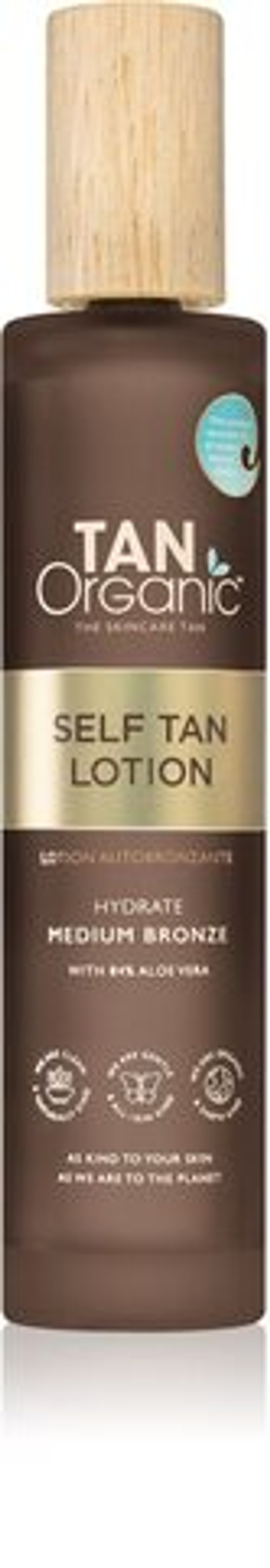 TanOrganic The Skincare Tan - лосьон для тела автозагар /  Medium Bronze 100  ml  / GTIN 5392000060760
