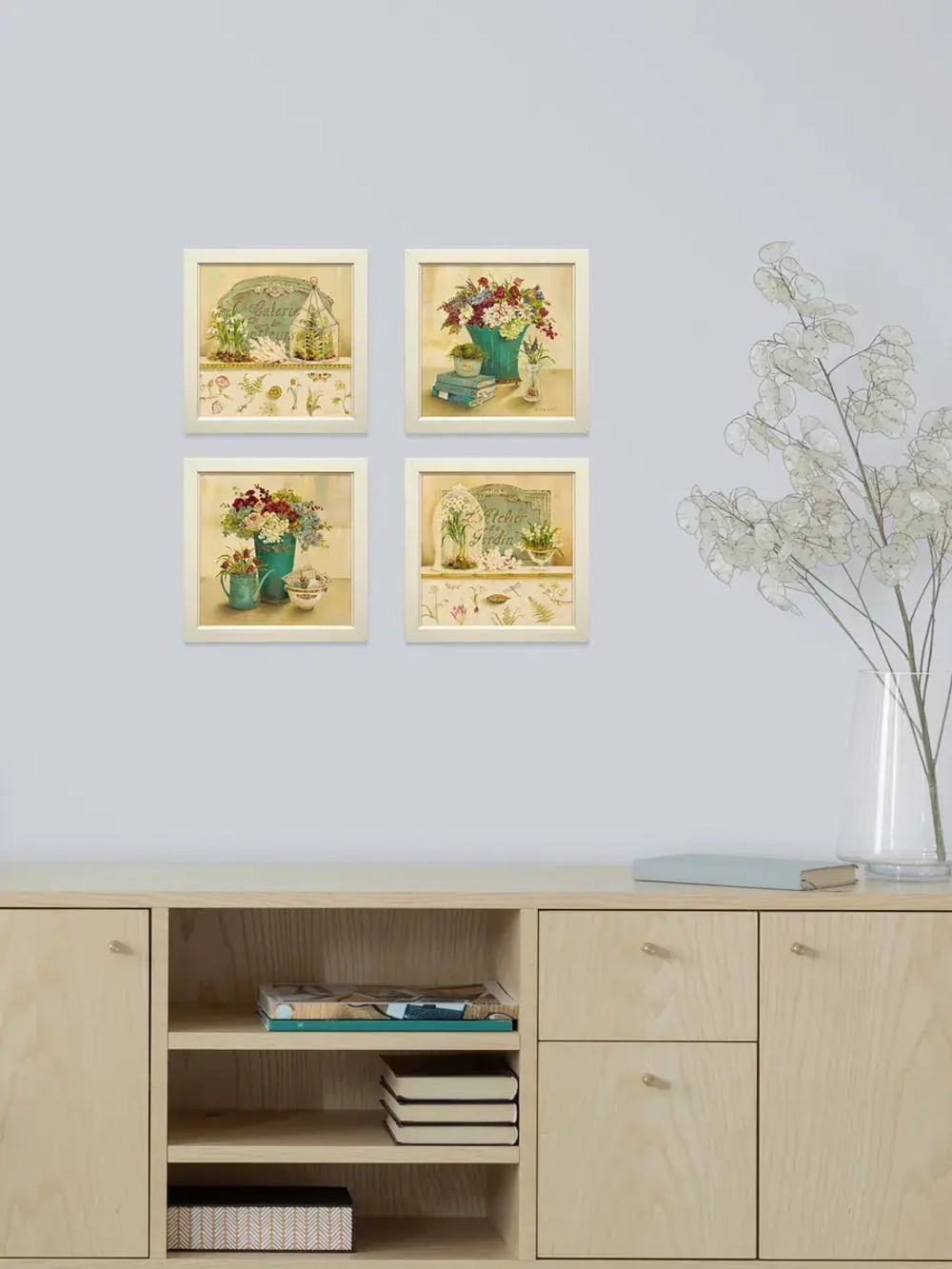 Картины на стену для интерьера на холсте 4 шт