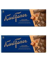 Шоколад молочный Fazer с соленой карамелью 180 г x 2 шт