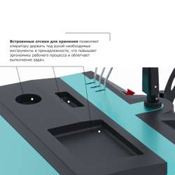 Штабелер с выдвижной мачтой (мини-ричтрак) PROLIFT PRO MRV 1655