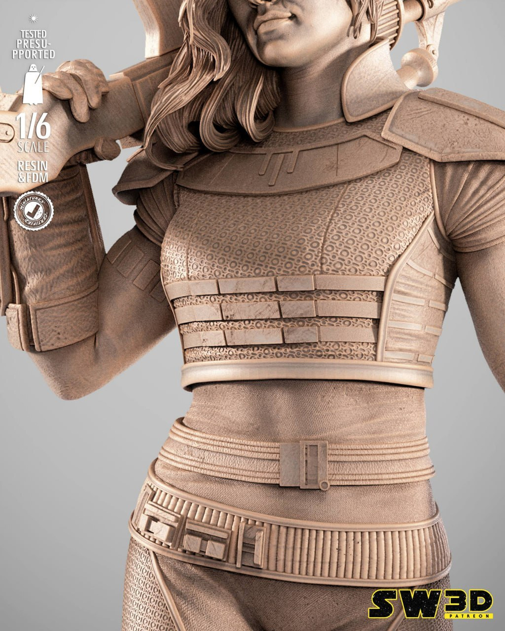 Джина Карано Кара Дюн Мандалорец Фигурка Gina Carano Cara Dune The Mandalorian