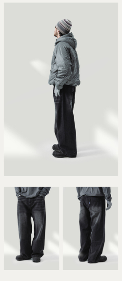 Джинсы Nothomme Blue Spring Loose Wide-Leg Long Pants