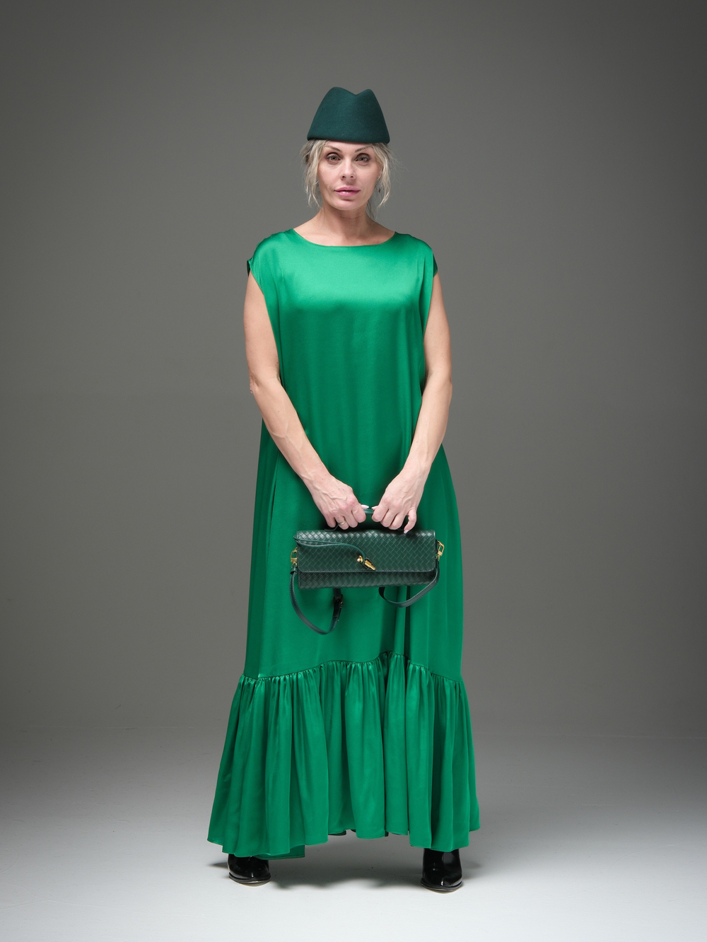 Платье /платье нижнее /изумруд