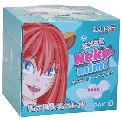 MANEKI Neko-mini Прокладки днев.10шт.240мм.