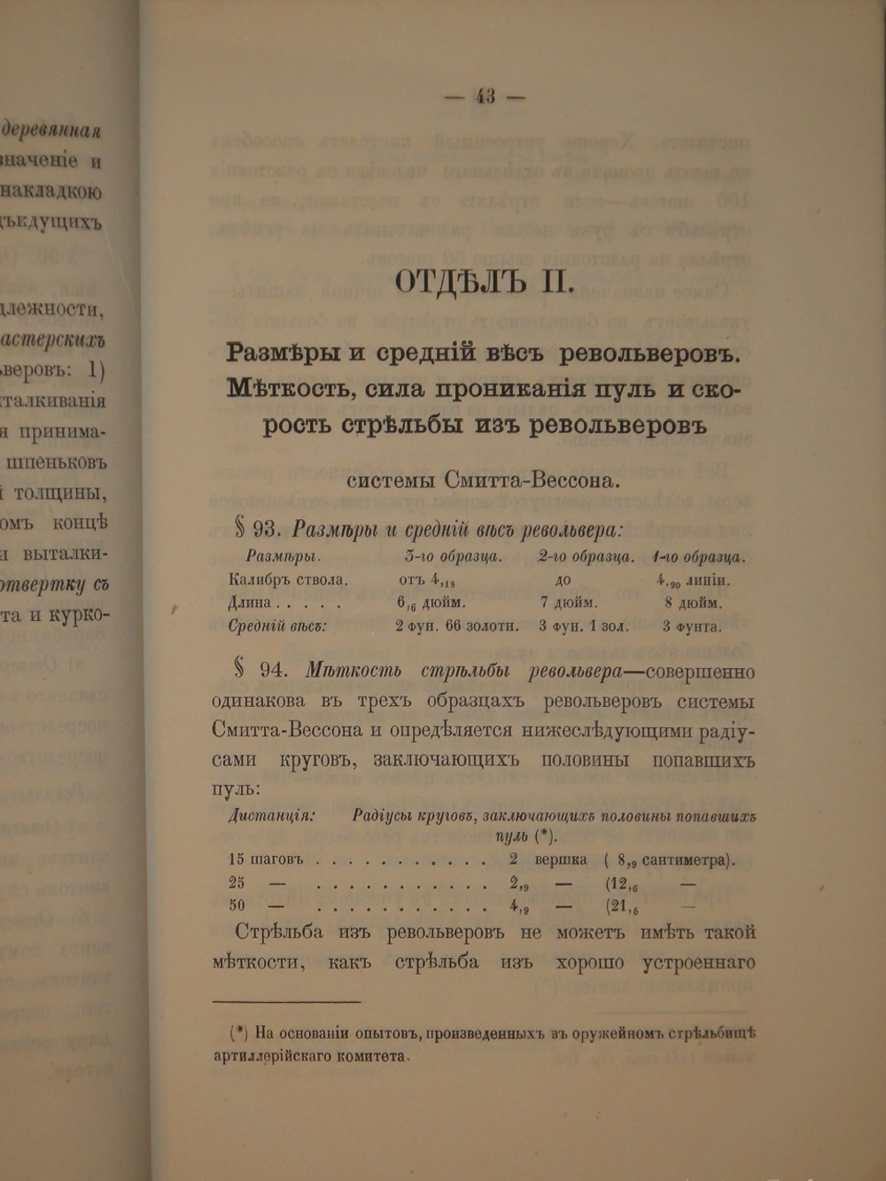 Конволют из 2-х книг по оружию: 1). Револьверы системы Смита-Вессона, состоящие на вооружении русских войск; 2). Систематический сборник постановлений и сведений о малокалиберном скорострельном оружии, состоящем на вооружении русских войск