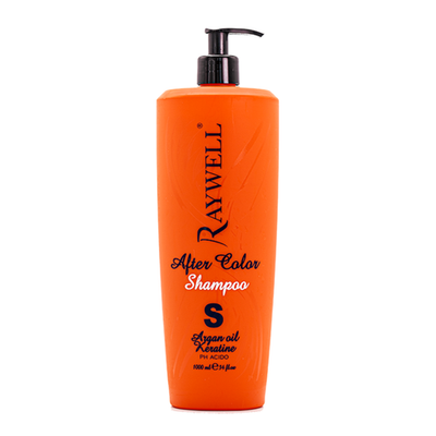 RAYWELL AFTER COLOR SHAMPOO - Шампунь с аргановым маслом, и кератином - 1000 мл.