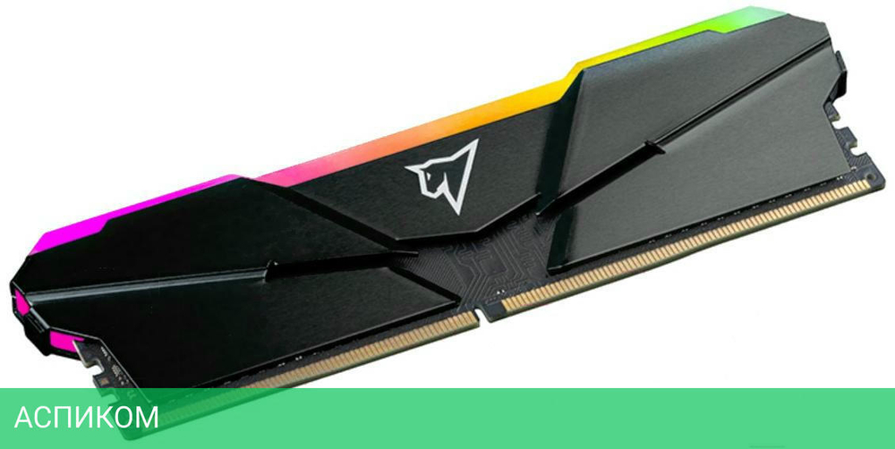 Оперативная память Netac Shadow RGB DDR4-2666 8GB C19 Grey (NTSRD4P26SP-08E)