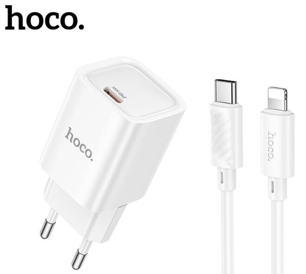 C148A Charm single port PD30W charger set(C to iP)(EU)