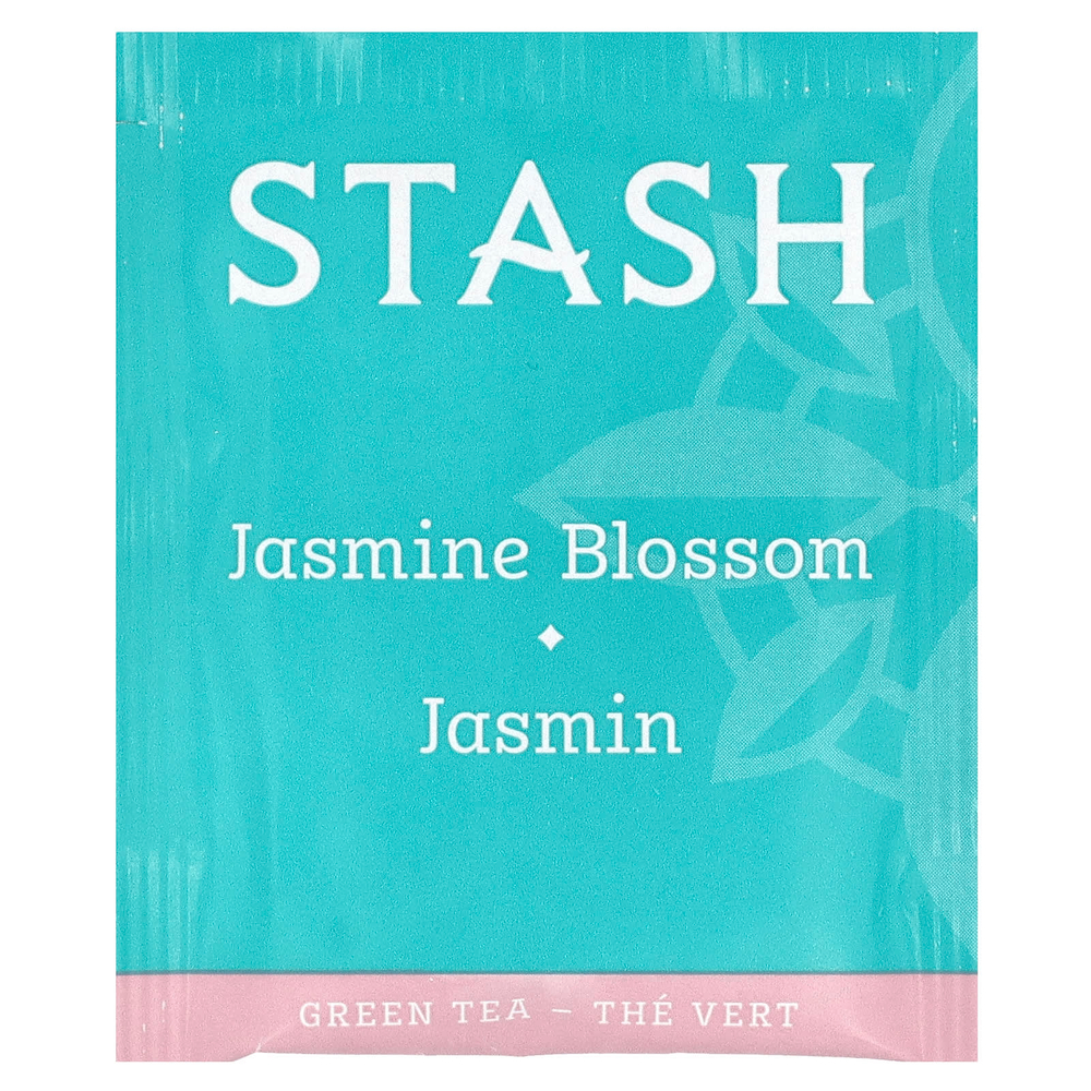 Stash Tea, зеленый чай, цветы жасмина, 20 чайных пакетиков, 38 г (1,3 унции)