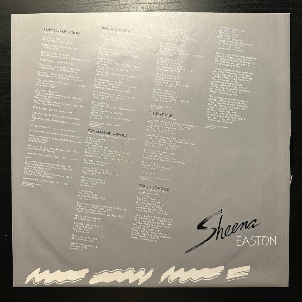 Sheena Easton - A Private Heaven (Германия 1984г.)